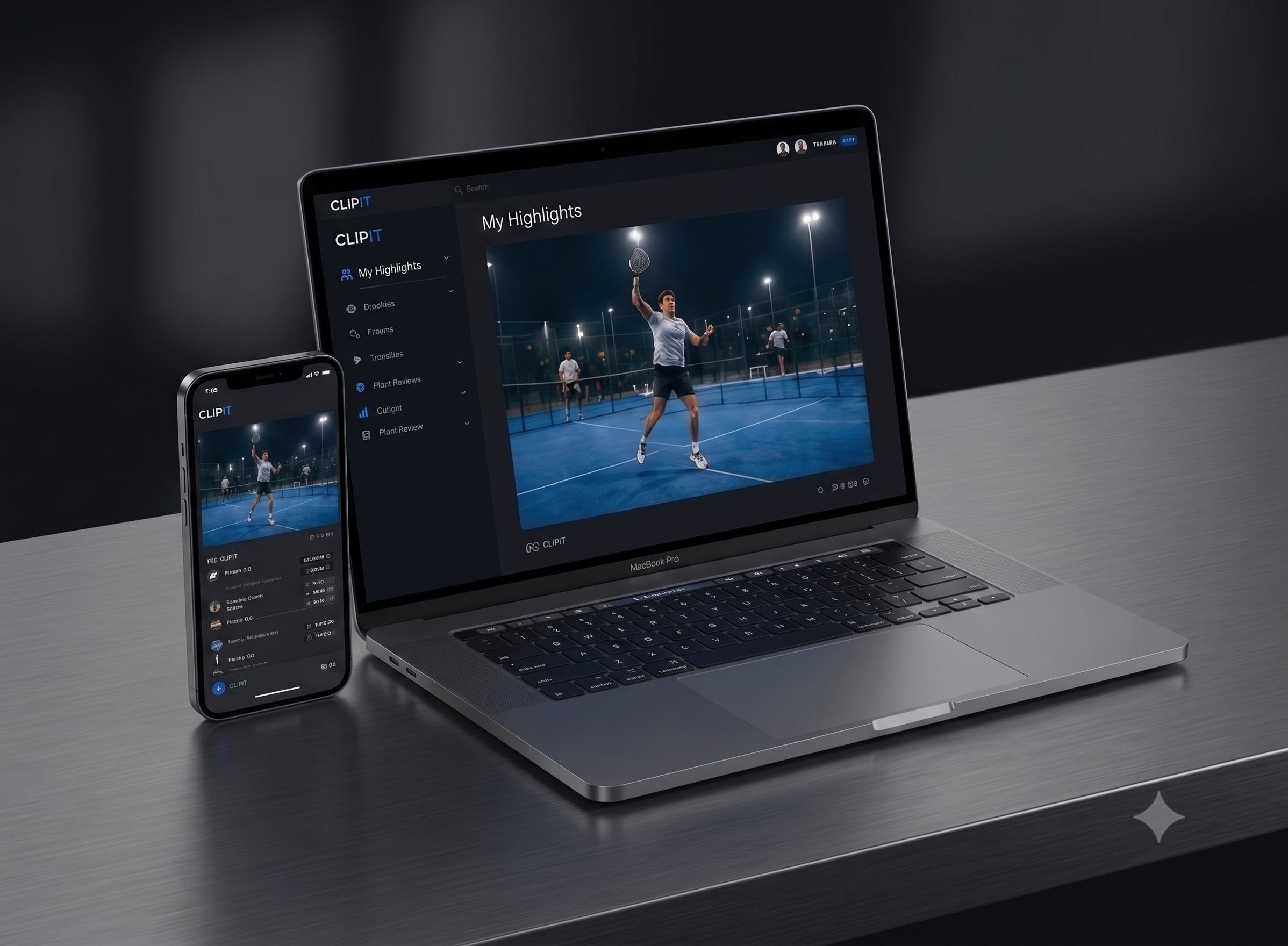 ClipIt highlight available on phone and laptop